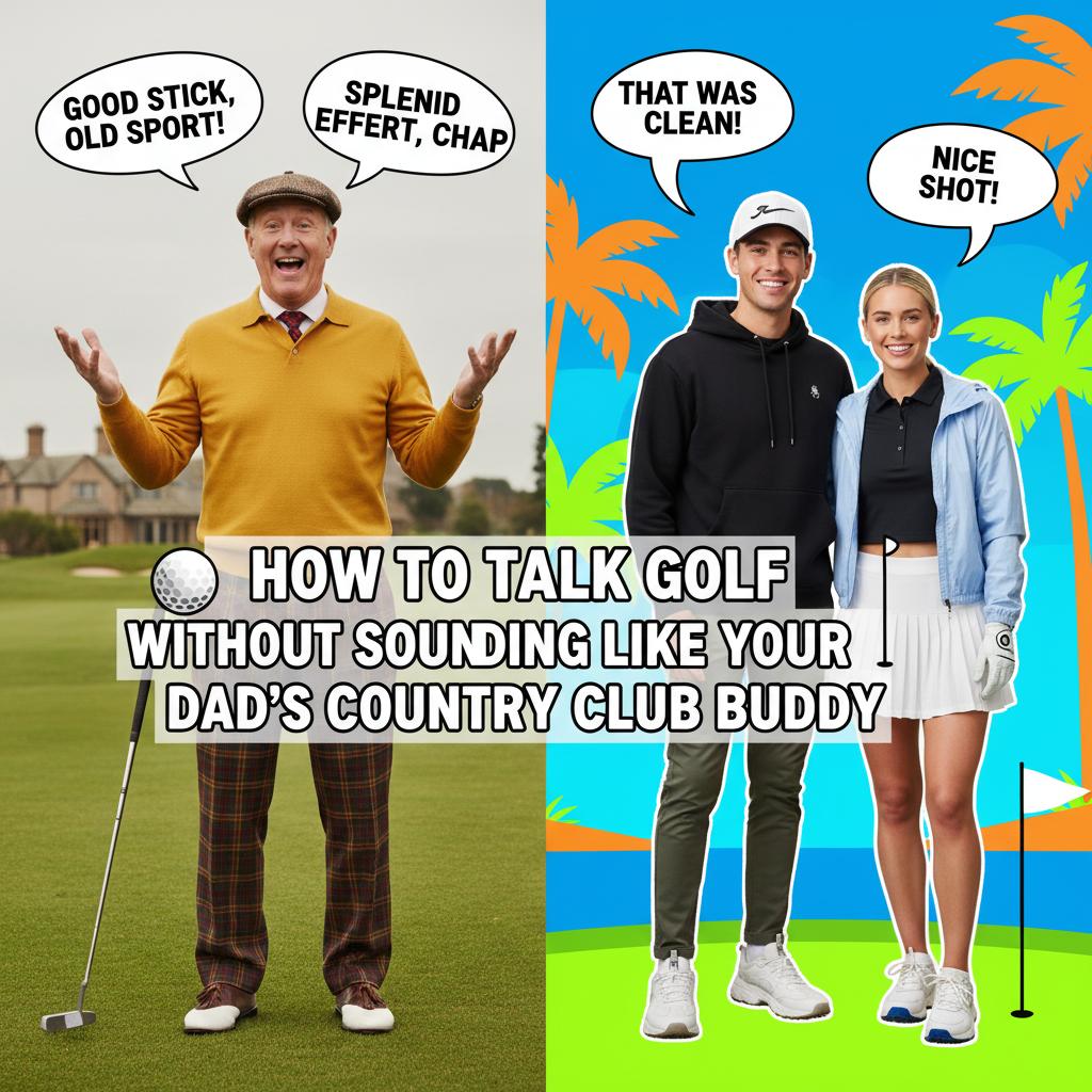 How to Talk Golf Without Sounding Like Your Dad's Country Club Buddy