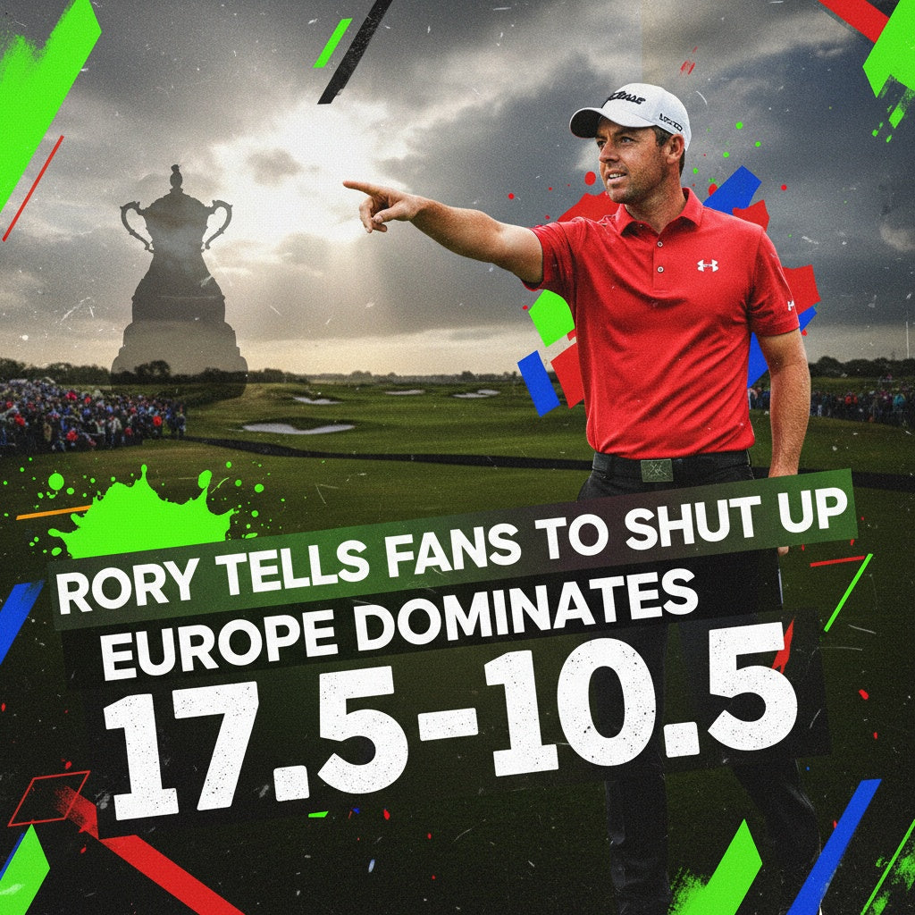 Ryder Cup 2025 Results: Rory McIlroy Tells Off Fans as Europe Dominates USA 17.5-10.5